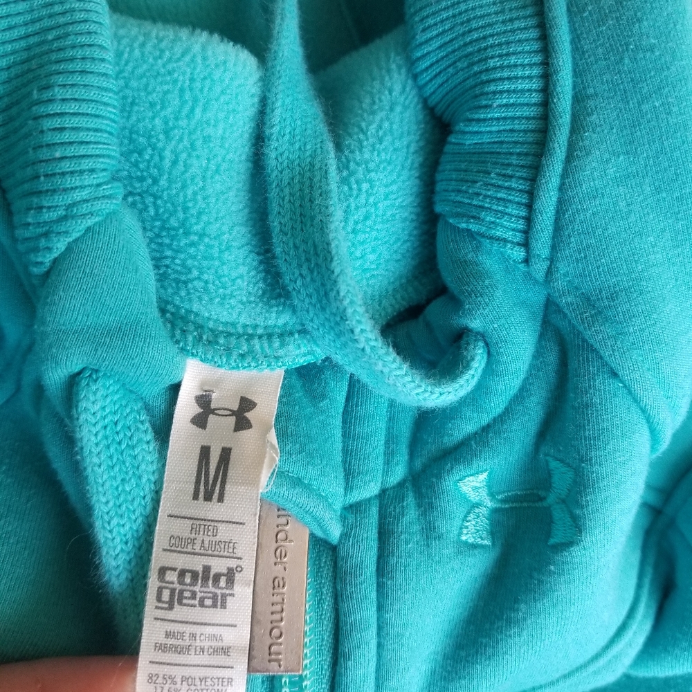 Women's Turquoise Under Armour Hooded Jacket